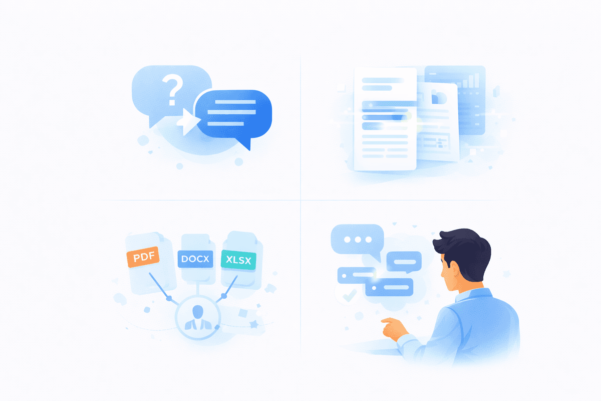 Four capabilities of knowledge access illustrated