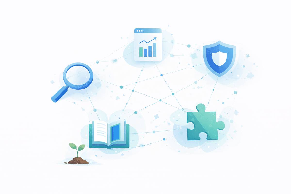Interconnected capability modules representing Condelo features