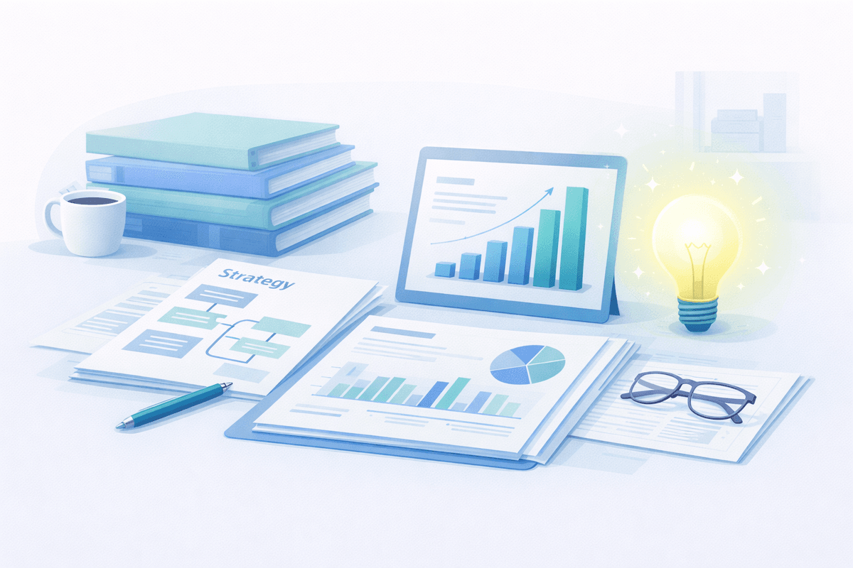 Consulting research and strategy documents