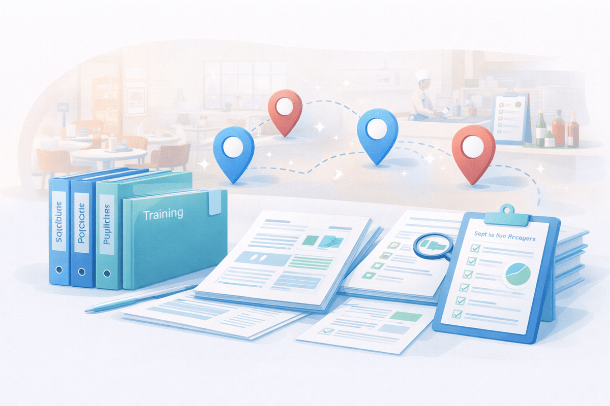 Restaurant operations manuals and training materials